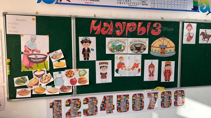 Ежелден жаңарту мен жасампаздықтың бастауы, ырыс пен берекенің арқауы болған Әз - Наурыз қажырлы еңбектеріңізге толағай табыстар әкелсін. Мектебімізде наурыз мерекесіне орай сынып сағаттары өткізілді